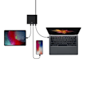 Miniatyrbild 5 av 6: HUB Uniq Surge LITHOS Collective 90W 2xUSB-A QC 3.0 / 2xUSB-C PD 3.0 - svart