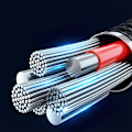 Miniatyrbild 7 av 9: Joyroom USB - Lightning-kabel for lading / dataoverføring 2,4A 20W 1,2m blå (S-UL012A12)