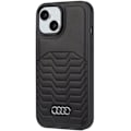 Miniatyrbillede 2 af 8: AUDI SYNTETISK LÆDER TASKE MED MAGSAFE TIL IPHONE 15/14/13 - SORT