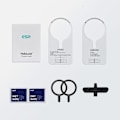 Miniatyrbild 8 av 8: ESR HALOLOCK MAGSAFE UNIVERSAL MAGNETRING 2-PAK. SVART