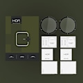 Miniatyrbillede 2 af 2: HYBRID GLAS HOFI HYBRID PRO+ 2-PACK GARMIN VIVOACTIVE 5 SORT
