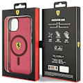 Miniatyrbillede 8 af 8: FERRARI TRANSLUCENT MAGSAFE ETUI TIL IPHONE 14 - RØD