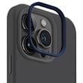 Miniatyrbild 4 av 5: UNIQ Lino Hue iPhone 15 Pro 6.1 deksel Magclick Lader grå/karbon grå