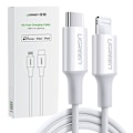 Miniatyrbild 1 av 11: Ugrønn MFi-kabel USB Type C - Lightning 3A 1,5 m hvit (US171)