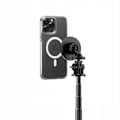 Miniatyrbillede 7 af 8: TECH-PROTECT L06S MAGSAFE BLUETOOTH SELFIE-STIV STIV SORT