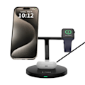 Miniatyrbild 3 av 7: TECH-PROTECT QI15W-A35 3IN1 MAGNETISK MAGSAFE TRÅDLØS LADER SORT