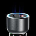 Miniatyrbillede 4 af 9: DUDAO R4T 30W USB-A / USB-C BILOPLADER - GRÅ