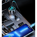 Miniatyrbild 7 av 11: Choetech hurtiglader 130W 2xUSB-C + USB-A svart (TC0011)