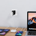 Miniatyrbild 5 av 9: Choetech GaN lader 140W 4 porter (2x USB C, 2x USB) svart (PD6005)