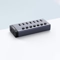 Miniatyrbild 5 av 11: Ugrønn multifunksjonell HUB 7in1 USB Type C - 7x USB Type A 3.0 PD DC 12V grå (CM481)