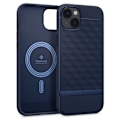 Miniatyrbillede 1 af 11: CASEOLOGY PARALLAX MAG ETUI MED MAGSAFE TIL IPHONE 14 PLUS - MARINEBLÅ