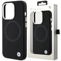 BMW Signature Liquid Silicone MagSafe-deksel til iPhone 15 Plus - Svart