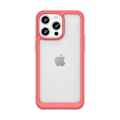 Miniatyrbillede 1 af 7: FORSTÆRKET ETUI MED EN FLEKSIBEL RAMME TIL IPHONE 15 PRO MAX OUTER SPACE - RØD