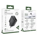 Miniatyrbillede 7 af 7: ACEFAST HURTIG NETVÆRKSLADER HANDY SMALL GAN 35W PD 2XUSB C SORT