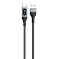 Miniatyrbild 2 av 6: Dudao USB - USB Type C-kabel hurtiglader PD 66W 1m svart (L7Max)