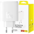 Miniatyrbild 1 av 11: Baseus Cube Pro 65W GaN lader 2x USB-C USB-A - hvit
