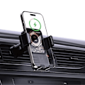 Miniatyrbillede 2 af 11: DUDAO F19 KLEMME BILHOLDER MED 15W INDUKTIV LADER - SORT