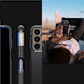 Miniatyrbillede 3 af 5: SPIGEN RUGGED ARMOUR ETUI TIL SAMSUNG GALAXY A25 5G - MAT SORT