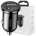Miniatyrbild 1 av 11: Baseus Grain Pro billader 2x USB 4.8 A svart (CCALLP-01)