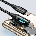 Miniatyrbild 9 av 10: MCDODO CABLE MED DISPLAY USB-C SNABBLADDING USB TYPE C 5A 100W 1M