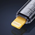 Miniatyrbild 8 av 9: Joyroom 3-i-1 kabel USB - USB Type C / Lightning / micro USB 3,5 A 1,2 m svart (S-1T3015A5)