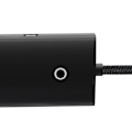 Miniatyrbillede 4 af 9: BASEUS MULTIFUNKTIONEL ADAPTERHUB USB C - 4X USB 3.0 25CM SORT