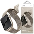 Miniatyrbild 1 av 4: UNIQ Dante armbånd for Apple Watch Series 4/5/6/7/8/SE/SE2 42/44/45 mm stjernelys i rustfritt stål