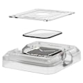 Miniatyrbillede 4 af 11: SPIGEN PROFLEX HYBRID GLAS "EZ FIT" 2-PACK APPLE WATCH 7/8 (45 MM)
