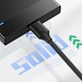 Miniatyrbillede 5 af 11: UGRØN KABEL USB-A 3.0 - MICRO USB-B SUPERSPEED 5GB/S 1M SORT