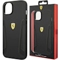 Miniatyrbillede 1 af 7: FERRARI LÆDER STAMP SIDES ETUI TIL IPHONE 14 PLUS - SORT
