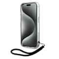 Miniatyrbillede 4 af 7: KARL LAGERFELD ZEBRA WITH CORD COVER TIL IPHONE 15 PRO MAX - LILLA