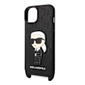 Miniatyrbillede 5 af 6: KARL LAGERFELD MONOGRAM IKONIK PATCH COVER TIL IPHONE 14 - SORT