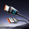 Miniatyrbild 2 av 11: MCDODO USB-C SNABBLADDNINGSKABEL FÖR SAMSUNG XIAOMI TYP C 6A 100W 1M LED
