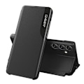 Miniatyrbillede 2 af 11: ECO LÆDER VIEW CASE TIL SAMSUNG GALAXY A54 5G MED FLIP STAND, SORT
