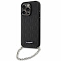 Miniatyrbillede 1 af 7: KARL LAGERFELD SAFFIANO MONOGRAM CHAIN ETUI TIL IPHONE 14 PRO - SORT
