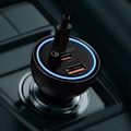 Miniatyrbild 11 av 11: Baseus rask USB / USB Type C billader 160W PPS Quick Charge 5 PD grå (TZCCZM-0G)