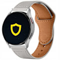 Miniatyrbild 1 av 7: Spacecase Läder Klorrem 22Mm Vit För Garmin Fitbit