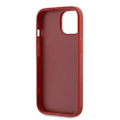 Miniatyrbillede 7 af 8: KARL LAGERFELD DIAGONAL QUILTED SCRIPT COVER TIL IPHONE 15 / 14 / 13 - RØD