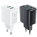 Miniatyrbillede 6 af 7: ACEFAST HURTIG NETVÆRKSLADER 2XUSB 18W QC 3.0 AFC FCP HVID