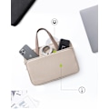 Miniatyrbild 2 av 11: INNOSTYLE LAPTOPVÄSKA FÖR KVINNOR 15 6 16 VATTENTÄT OMNIPROTECT BEIGE
