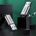 Miniatyrbild 4 av 4: USB C (hunn) - USB (hann) adapter Ugreen US276 USB 5 Gb/s - grå