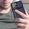 Miniatyrbild 6 av 10: Spacecase Case Cover För Iphone 13 Pro Max Blå Camring