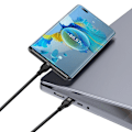 Miniatyrbillede 4 af 11: BASEUS HURTIG OPLADEKABEL 2IN1 USB-C - 2XUSB-C 100W 1,5M SORT