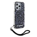 Miniatyrbillede 3 af 7: KARL LAGERFELD ZEBRA WITH CORD COVER TIL IPHONE 15 PRO MAX - LILLA