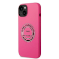 Miniatyrbild 3 av 9: Karl Lagerfeld KLHCP14MSRSGRCF iPhone 14 Plus 6.7 hardt etui rosa/rosa Silikon RSG