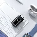 Miniatyrbild 9 av 10: USB/USB-C lader, hurtig, nano, GaN 33W PD, rosa, McDodo
