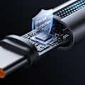 Miniatyrbild 6 av 11: MCDODO USB-C SNABBLADDNINGSKABEL FÖR SAMSUNG APPLE USB TYP C 100W 1M LED