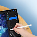 Miniatyrbild 7 av 9: Choetech Capacitive Stylus for iPad (aktiv) Hvit (HG04)