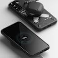 Miniatyrbild 10 av 10: Ringke Onyx Design slitesterkt beskyttelsesdeksel Samsung Galaxy S22+ (S22 Plus) svart (Graffiti) ()