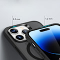 Miniatyrbillede 4 af 8: ESR CLASSIC HYBRID HALOLOCK ETUI MED MAGSAFE TIL IPHONE 14 PRO - MAT SORT